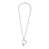 Collar Largo Cuore Color Plata  T. Única-216887 Collar Largo Cuore Color Plata  T. Única-216887 2